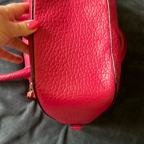 Burberry Orchard Grained Leather Satchel - Fuchsia (PINK) - Picture 8 of 11